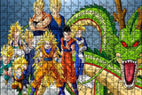 Puzzles Dragon Ball affichant la puissance des personnages 1000 Pièces