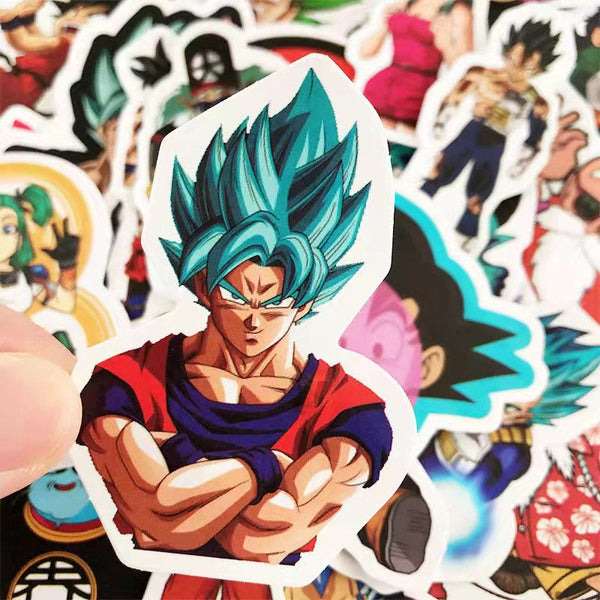 Packs de 10 et 50 stickers Dragon Ball intégrale
