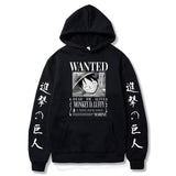 Hoodie One Piece Wanted Luffy Empereur