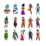 Packs de 10 et 50 stickers Dragon Ball intégrale