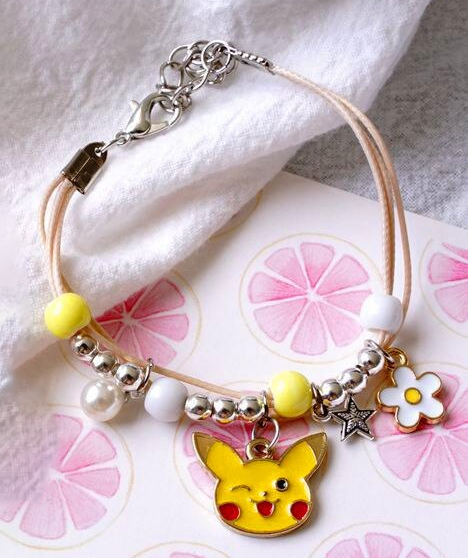 Bracelet Tissé Pokémon Pikachu