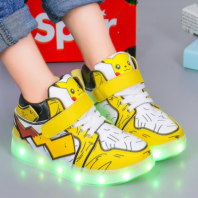 Chaussures LED Pour Enfants Pokémon Pikachu