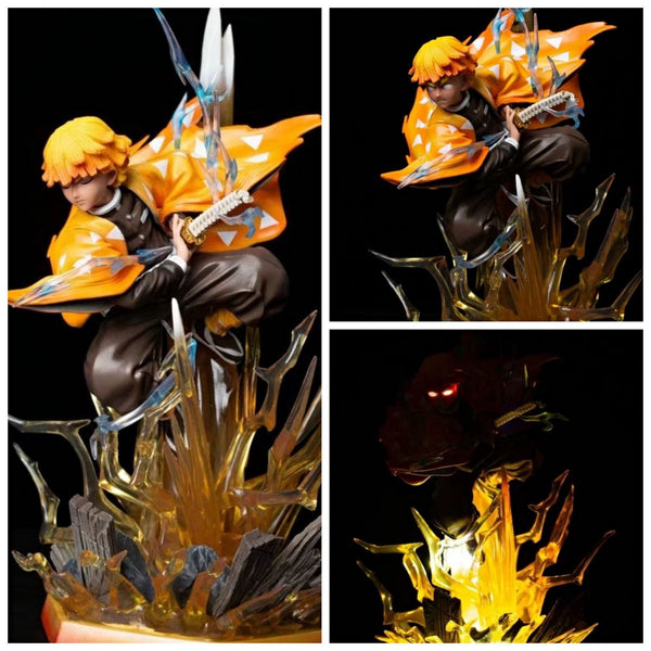 Figurine Demon Slayer Agatsuma Zenitsu LED