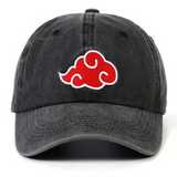 Casquettes En Coton Délavé Akatsuki