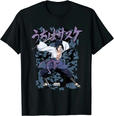 T-shirts Sasuke Uchiwa Naruto Shippuden