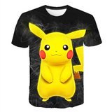 T-shirts Pokémon imprimés 3D all-over