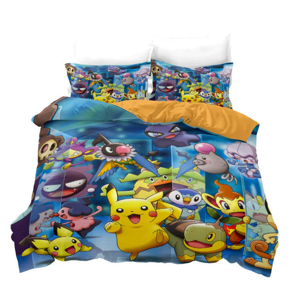Housses de couette Pokémon imprimées 3D