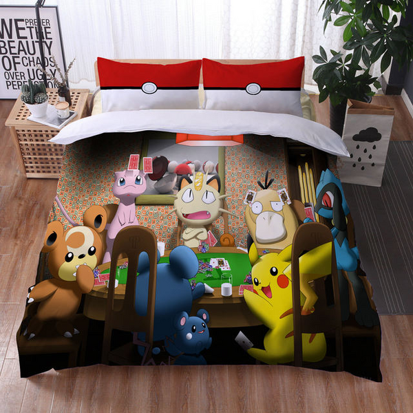 Housses de couette Pokémon pour les chambres d’enfants
