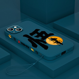 Coques Dragon Ball Z avec cordons de poignet pour iPhone