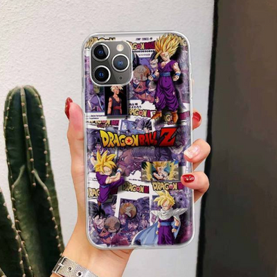 Coques Dragon Ball Z avec illustrations manga pour iPhone