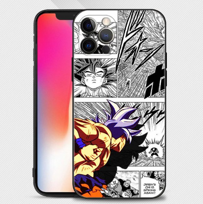Coques Dragon Ball avec illustrations manga pour iPhone