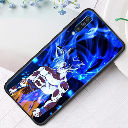 Coques Dragon Ball en silicone imprimé all-over pour Samsung