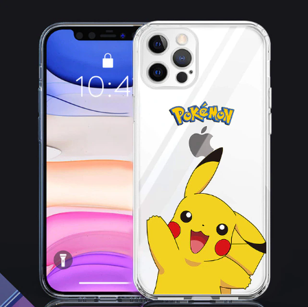 Coques iPhone Silicone Transparent Pokémon
