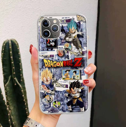 Coques Dragon Ball Z avec illustrations manga pour iPhone