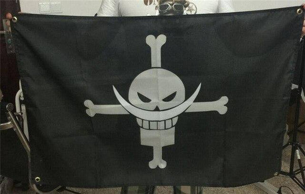 Drapeau / Jolly Roger One Piece Barbe Blanche
