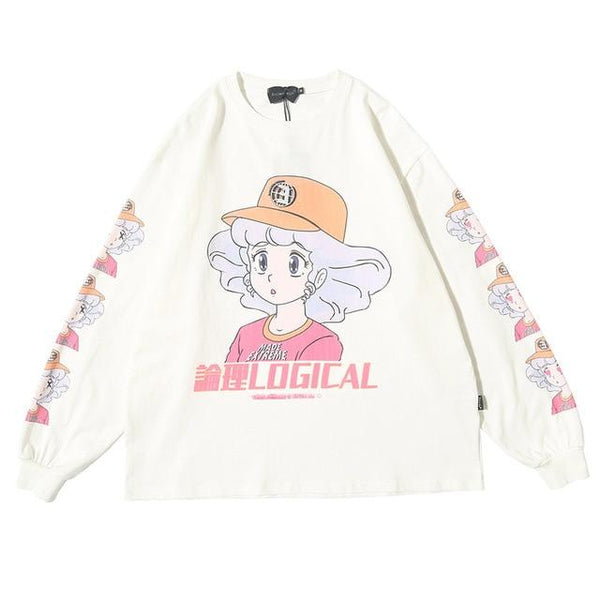 Sweatshirt ML Manga Senpai Streetwear Logical