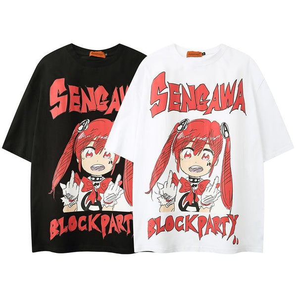 T-Shirt Manga Senpai Streetwear Sengawa