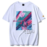 T-Shirt Manga Senpai Streetwear Roses