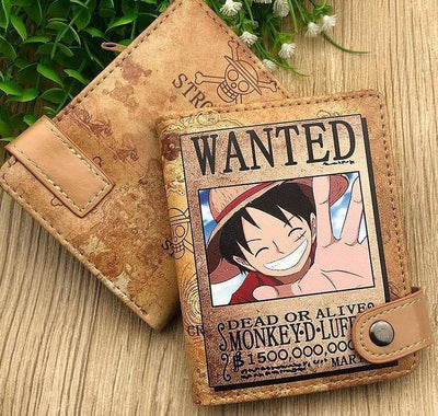 Portefeuille One Piece Wanted Monkey D. Luffy
