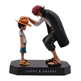 Figurine One Piece Luffy et Shanks : La Promesse