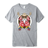T-Shirt Imprimé Dragon Ball Maitre Roshi - Mangahako