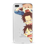 Coque iPhone One Piece Luffy, Ace & Sabo