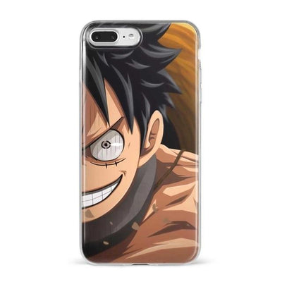 Coque iPhone One Piece Luffy à l'attaque