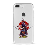 Coque iPhone One Piece Luffy Brook & Chopper Samourai