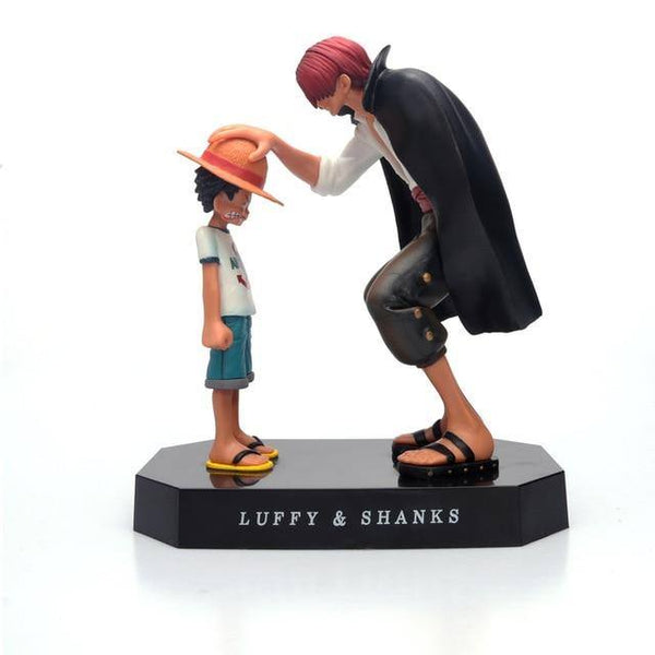 Figurine One Piece Luffy et Shanks : La Promesse