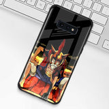 Coque Samsung En Verre Trempé One Piece Gladiator Luffy