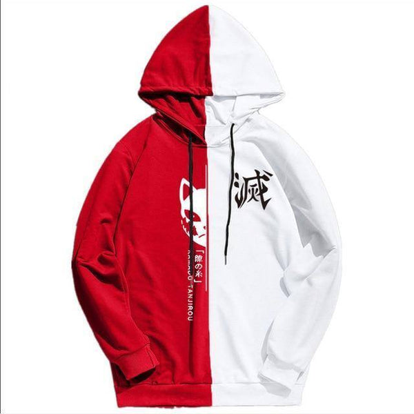 Hoodie Imprimé Demon Slayer BiColor