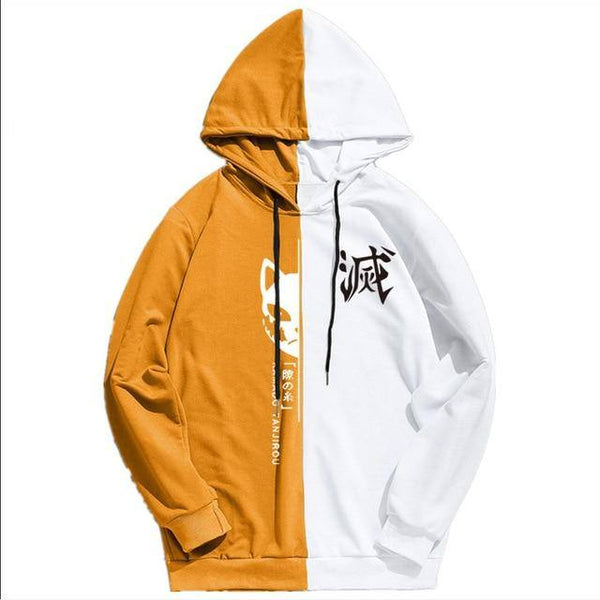 Hoodie Imprimé Demon Slayer BiColor