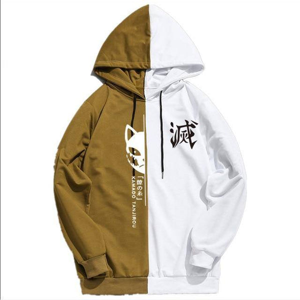 Hoodie Imprimé Demon Slayer BiColor
