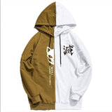 Hoodie Imprimé Demon Slayer BiColor