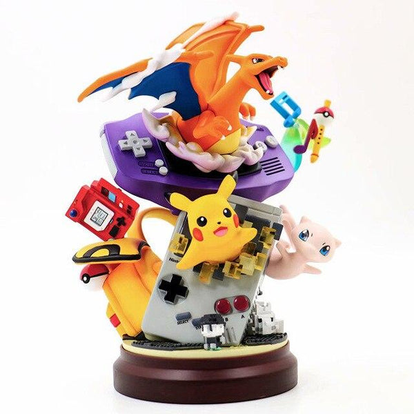 Figurine Pokémon Gameboy Pikachu, Dracaufeu & Mew