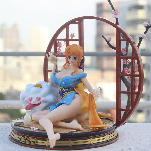Figurine One Piece Nami et Zeus
