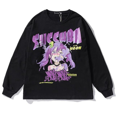 Sweatshirt Manga Senpai Streetwear Succuba