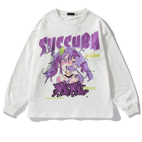 Sweatshirt Manga Senpai Streetwear Succuba