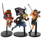 Figurine One Piece Luffy, Ace & Sabo