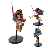 Figurine One Piece Luffy, Ace & Sabo