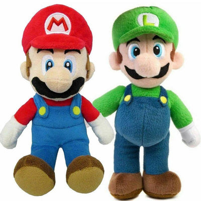 Peluche Mario Bros Mario et Luigi
