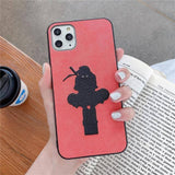Coque iPhone Naruto Broderie 3D Itachi