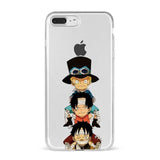 Coque iPhone One Piece Luffy Ace & Sabo Ver.2