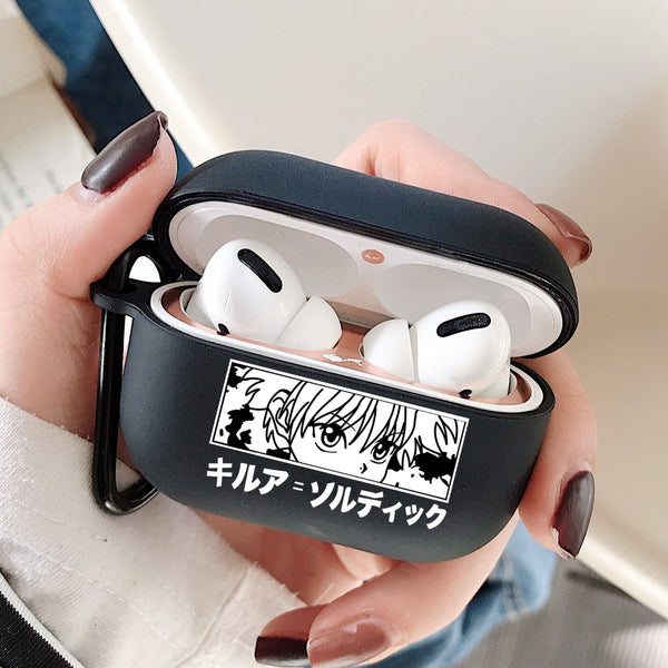 Coques AirPods Hunter X Hunter Kirua Noir