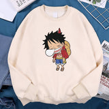 Sweatshirt Imprimé One Piece Luffy - Mangahako