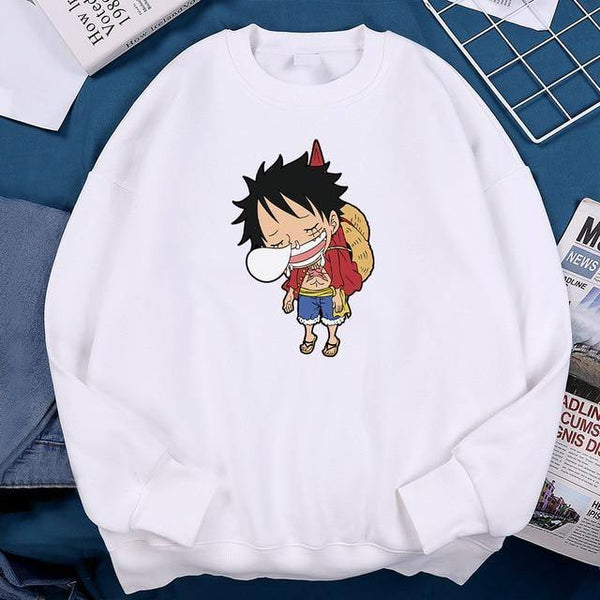 Sweatshirt Imprimé One Piece Luffy - Mangahako