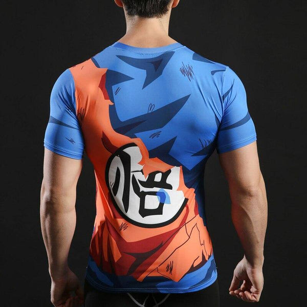 T-Shirt de Musculation Dragon Ball Goku Combat