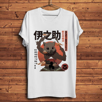 T-Shirt Demon Slayer Inosuke - Mangahako