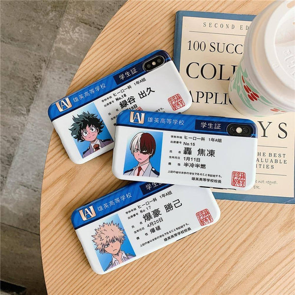 Coque iPhone My Hero Academia UA Badge - Mangahako