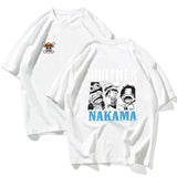 T-Shirt Imprimé One Piece Luffy, Ace et Sabo - Mangahako